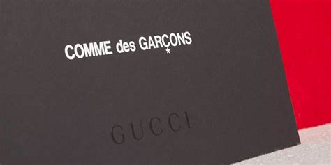 commes de garcon x gucci|Comme Des Garçons x Gucci Capsule Collection Teaser.